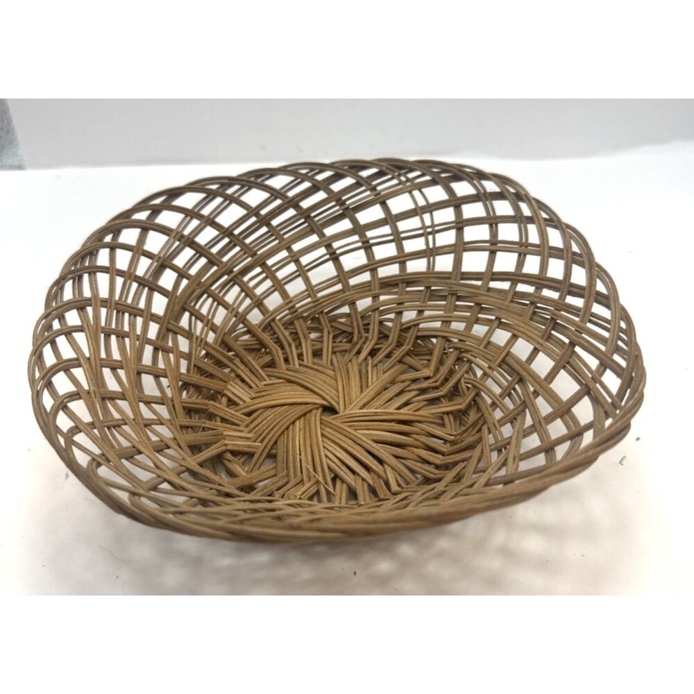 Lot Of 9 Vintage Bread Baskets Graduated Sizes Square Round Bottom Country Farm - Picture 11 of 12